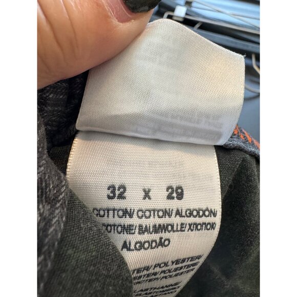 Dockers Gray Pinstripe Chino Pants Slim Taper Size 32 x 29 - Picture 10 of 12